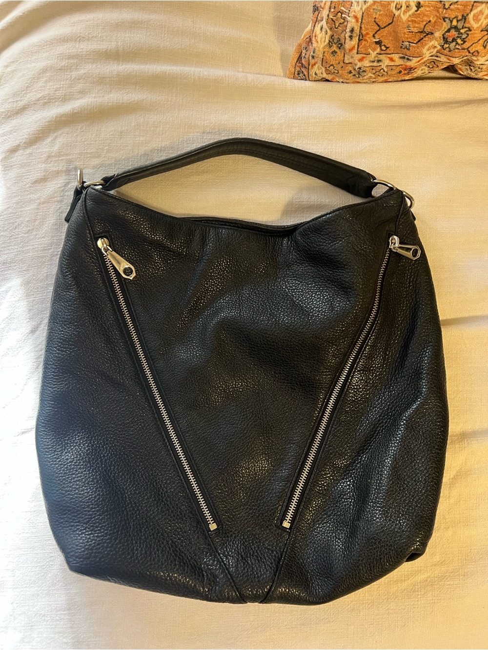 Rebecca Minkoff Moto Double Zip Hobo Bag